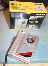 Sanyo TRC-1148 Compact Cassette Recorder Tested Working