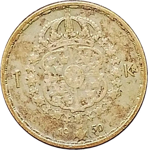 1950 sweden krona silver - 1950,