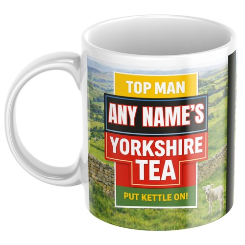 Personalised tea mug for him - tea,