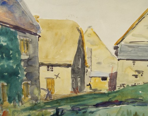 Original watercolour friar - original, watercolour,