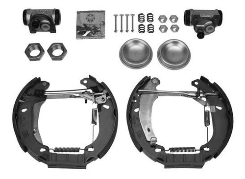Brake shoe kit for peugeot - shoe, 106