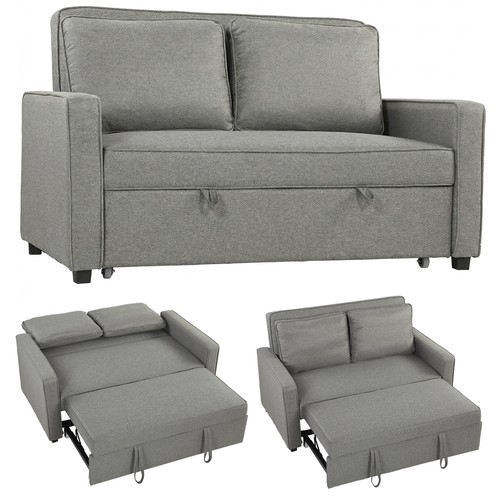 Homcom seater sofa bed click - seater,