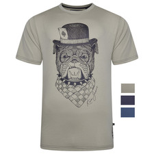 KAM T Shirt Bull Dog Print