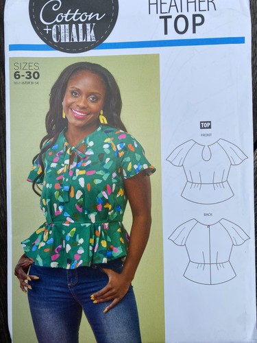 Cotton chalk pattern - &,