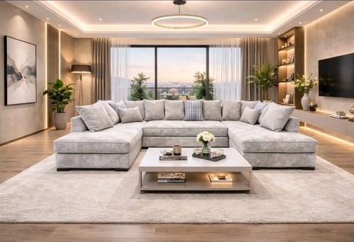 New shape sofa - new, u