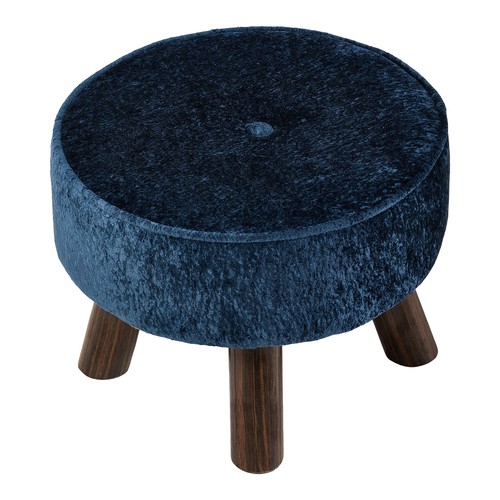 Modern tufted footstool - modern, crush