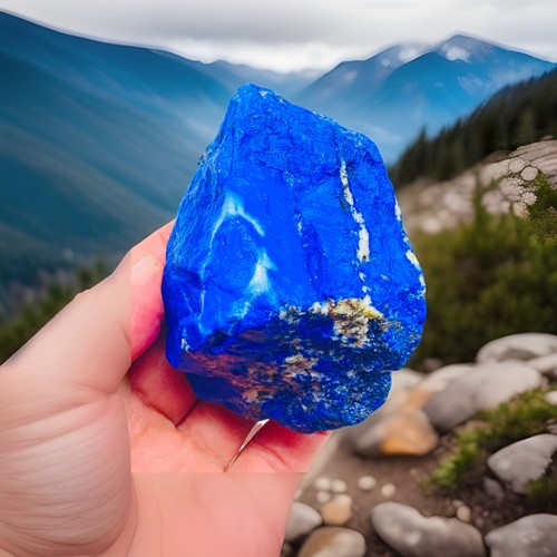 Lapis lazuli rough stone royal - lazuli,