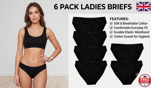 Pack ladies briefs - pack, 100%