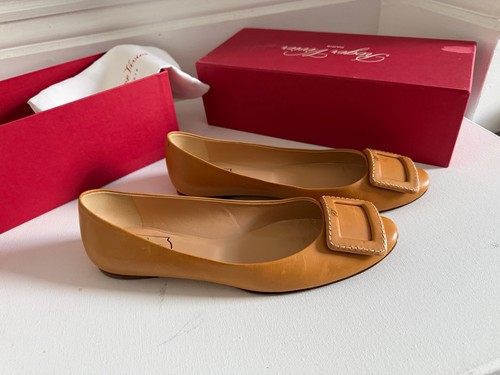 Roger vivier leather ballerina - roger,