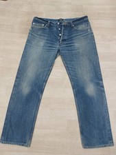 A.P.C Mens Jeans 100% Cotton Washed Blue Denim Standard Classic Size 34 x 29