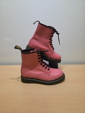 Dr Martens 1460 Classic Baby Pink Smooth Ankle Boots Size Uk  Womens