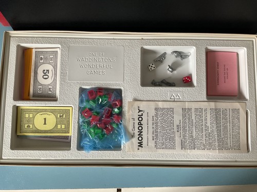Vintage monopoly board - vintage,