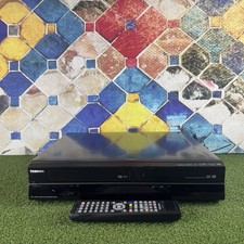 Toshiba DVR20 VCR & DVD Combi Recorder with Remote - WORKING