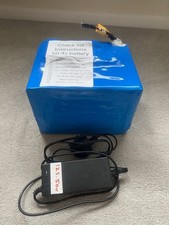 Oset EBike mountain board battery 50v 12S 16P with Bluetooth BMS + Charger 18650