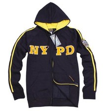 New York Police Department (NYPD) Mens Zip Up Hoodies