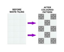 Mosaic Floral Stickers