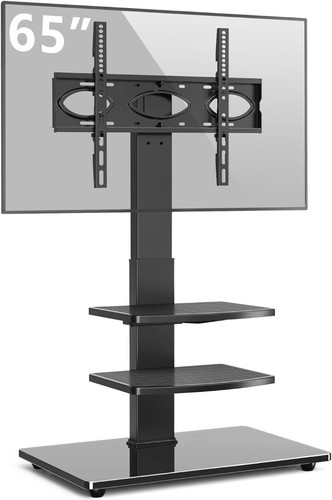 Mobile stand black swivel - tv,