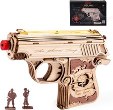 Wooden Rubber Band Gun Kit for