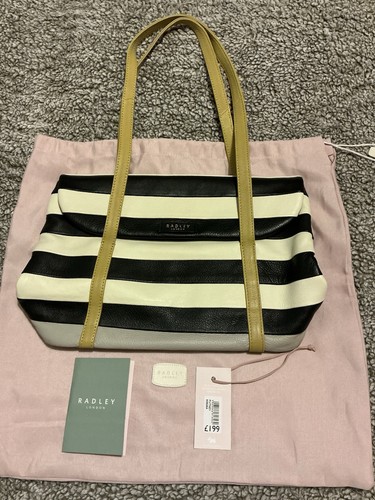 Radley black cream striped - radley, black/cream