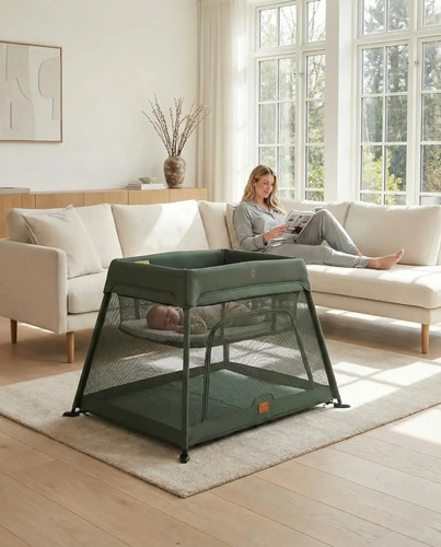Airpod travel cot with - travel,