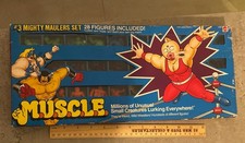 1985 M.U.S.C.L.E  vintage Men 4 Might Maulers Set Complete 28 Figures Muscle