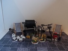 Selection of 1/12 scale dolls house miniatures