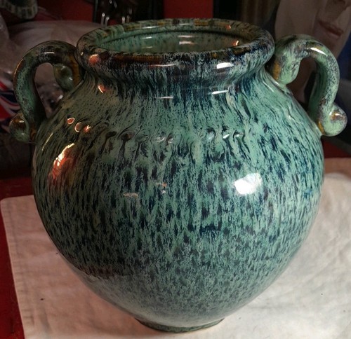 Green drip glaze - green,