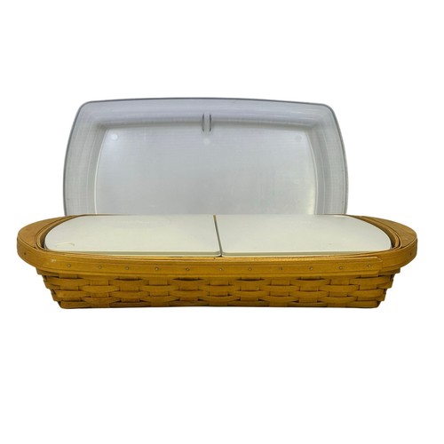 Longaberger 2002 large serving - large,