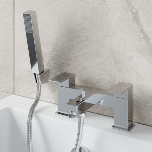 Modern chrome bathroom - modern,