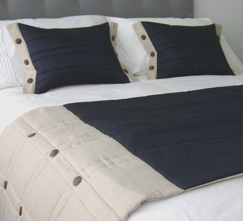 Coco button bed runner - runner, &