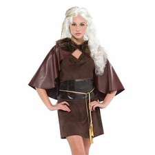 LADIES WARRIOR DRESS WITH CAPE
