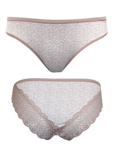 Latte animal print - f&f, lace
