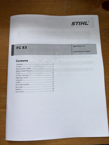 Fc83 stihl edger - fc,