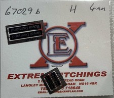 00 Gauge 67029 Nameplates for