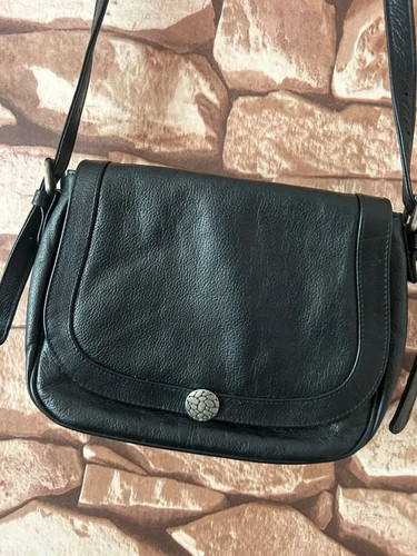 Hotter black leather bag