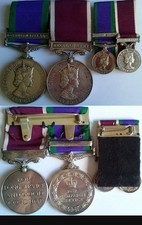 QEII Campaign Service Medal NORTHERN IRELAND + LSGC Pair &Miniatures to 24184820