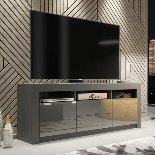 Stand 160cm dark grey matt - stand,