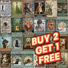 Garden Vintage Metal Tin Signs