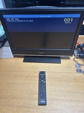 Sony Bravia KDL-20S3000 20" LCD TV Freeview Digital Retro Gaming w/ Remote