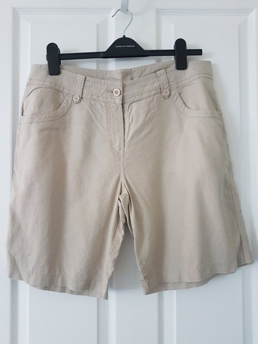 Ladies shorts linen blend - ladies,