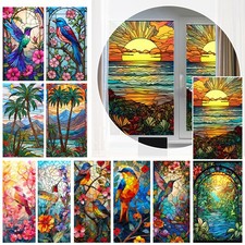 Privacy Window Film Stained