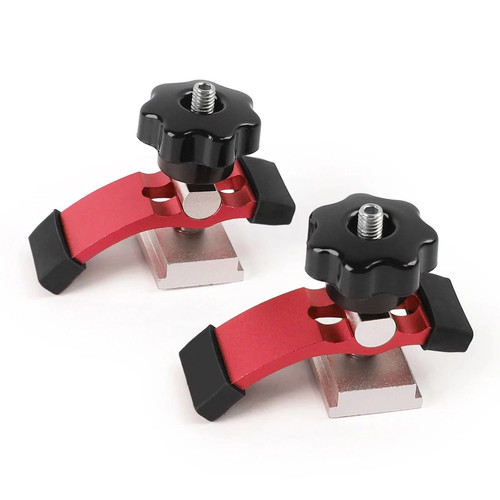 Track hold down clamp - down, t