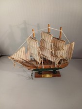 Small Wooden Model Ship