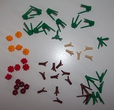LEGO plants - flowers roses, stems, twigs & holders, 3741 19119 68211 24855 ++