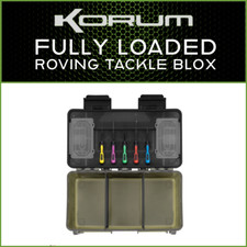 KORUM FULLY LOADED ROVING TACKLE BLOX - NEW | COARSE/SPECIALIST TACKLE STORAGE