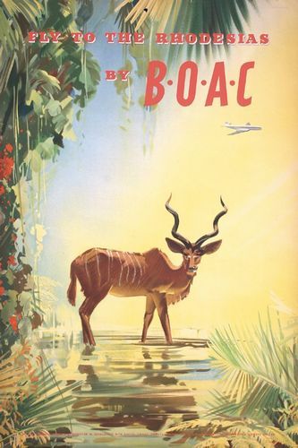 Vintage boac flights - vintage, to