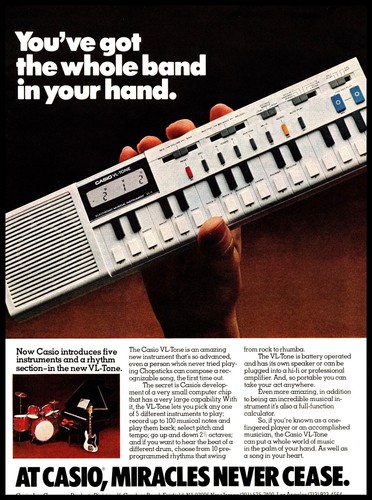 1981 casio tone electronic - casio,