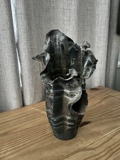 Paul Fleming Raku Art Vase