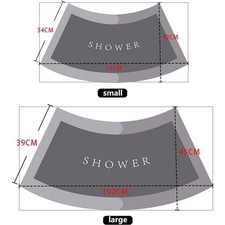 Super Absorbent Curved Shower