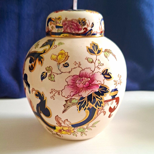 Mason mandalay lidded jar - mandalay,